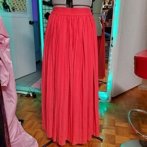 Hot pink maxi skirt
